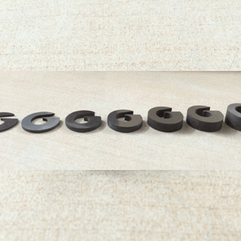 Tungsten Carbide Swirl Chamber Nozzles in various thickness - placed in increasing thickness order